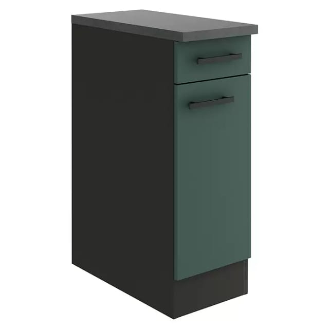 Optifit Unterschrank Verona 405 steingrün/anthrazit matt 30 cm