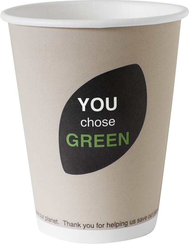 Duni Pappbecher 0,2 L You chose Green - 10 Stk.