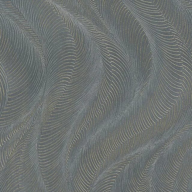 Rasch Vliestapete Wellen Incanto blau-taupe 10,05 x 0,53 m