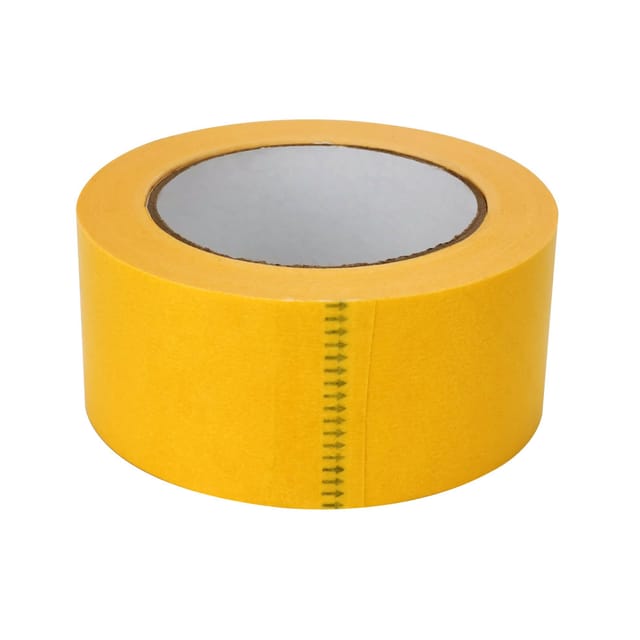 TrendLine Kreppband 50 mm x 50 m gelb
