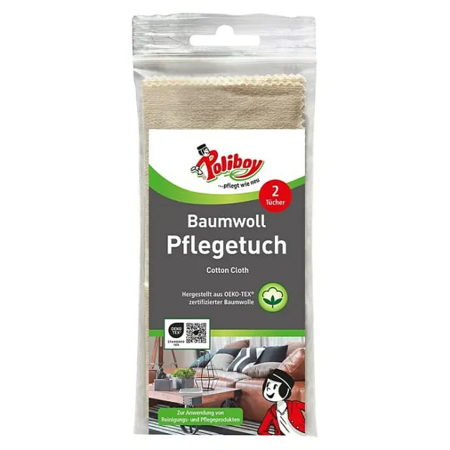 Poliboy Baumwoll Pflegetuch 2 Stück