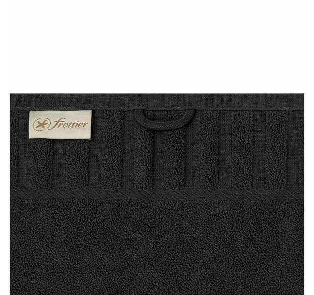 Seiftuch Uni Baumwolle 30 x 30 cm schwarz