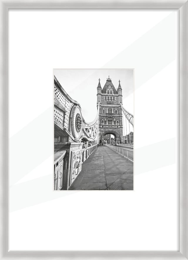 Alu Bilderrahmen Premium silber 42 x 59,5 cm