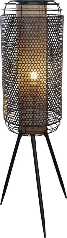Globo Stehleuchte Denton 110 cm schwarz