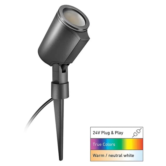 Steinel LED Strahler Spot Garden 24V schwenkbar warmweiß-neutralweiß anthrazit