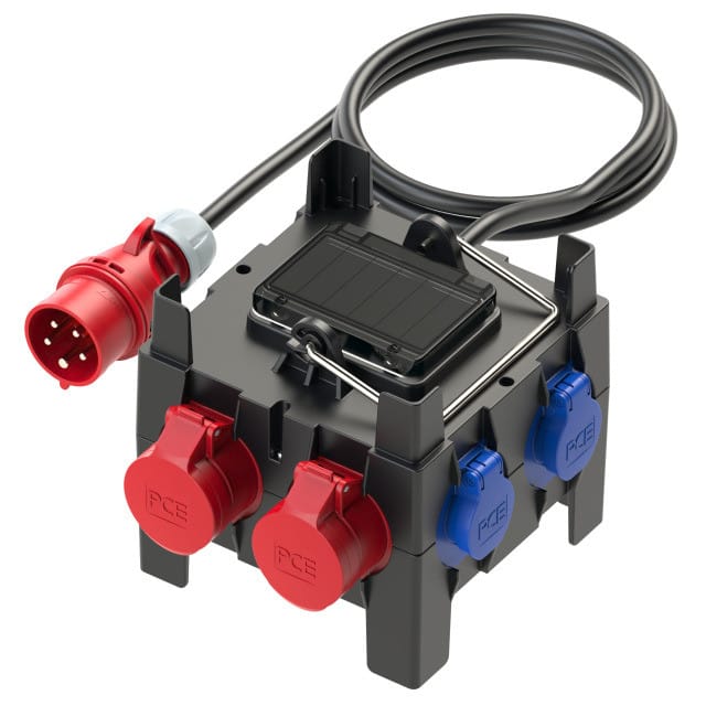 Unitec Stromverteiler IMST BV mit 2x CEE Steckdosen & 5x Steckdosen 2 m