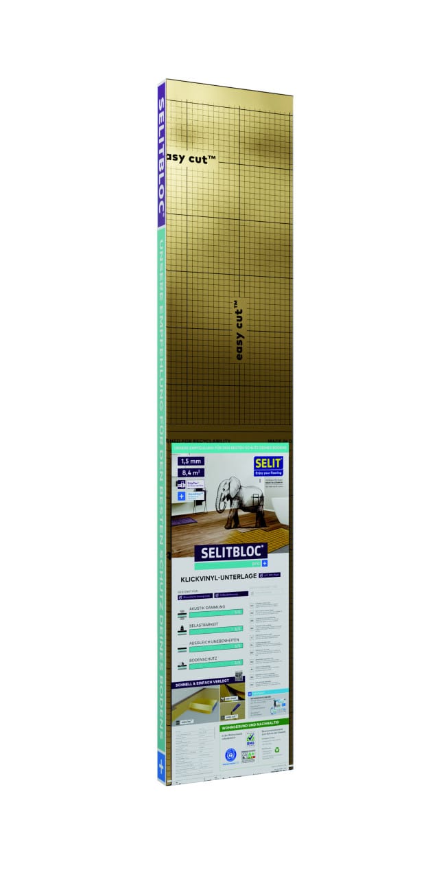 Selitbloc Klickvinylunterlage pro+ 1,5 mm 8,4 m²