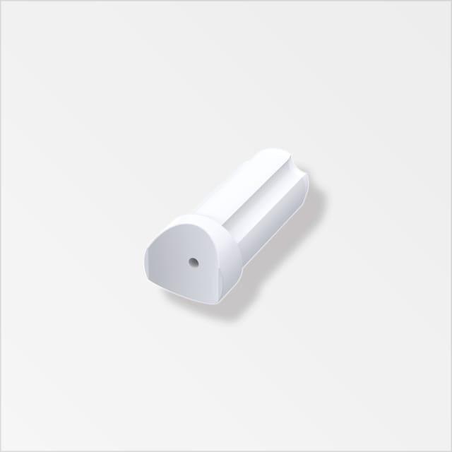 alfer Combitech connect Anschlusszapfen für Rundrohr PVC Ø 23,5 mm x 58 mm weiß