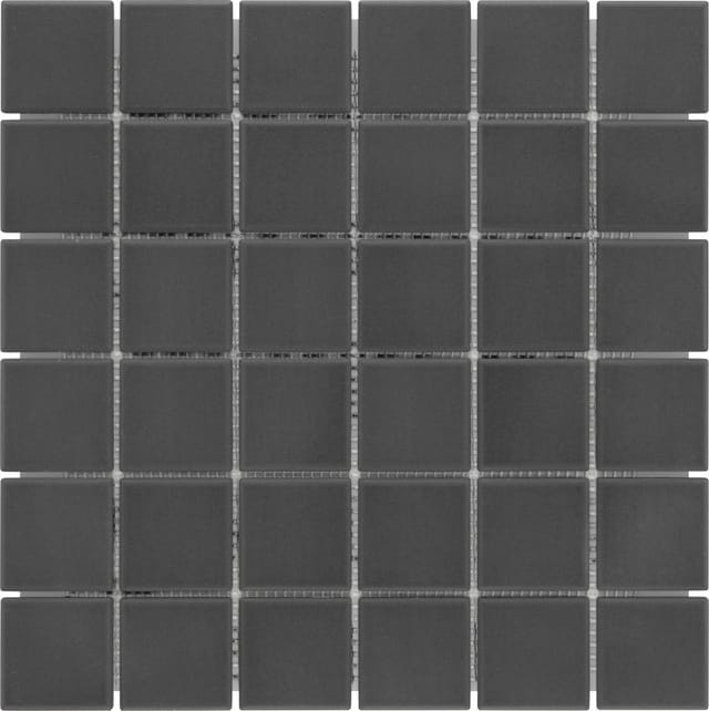 KNG Mosaikfliese rutschhemmend 29,7 x 29,7 cm schwarz unglasiert