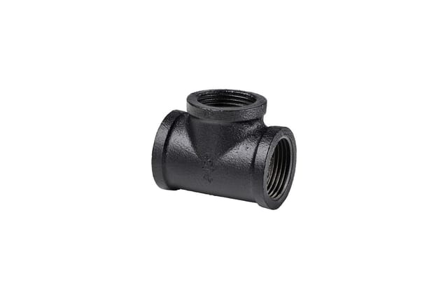 Dolle T-Verbinder für Pipe-Regalsystem 20 mm (3/4) schwarz matt