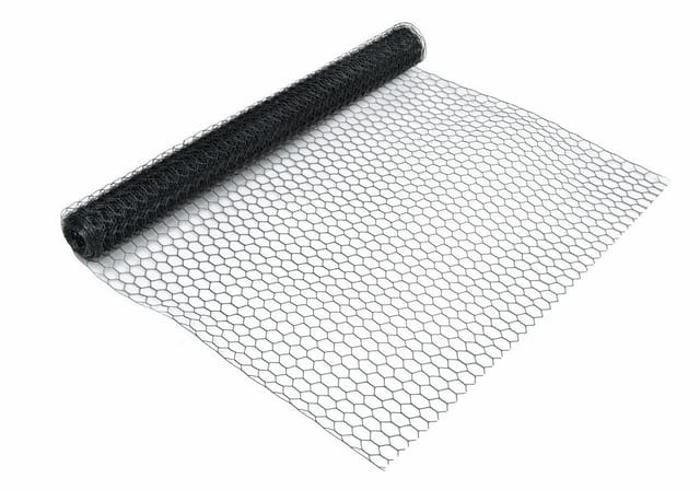 Floraworld Maschendraht-Zaun 10 x 1 m 25 mm Maschenweite Stärke anthrazit