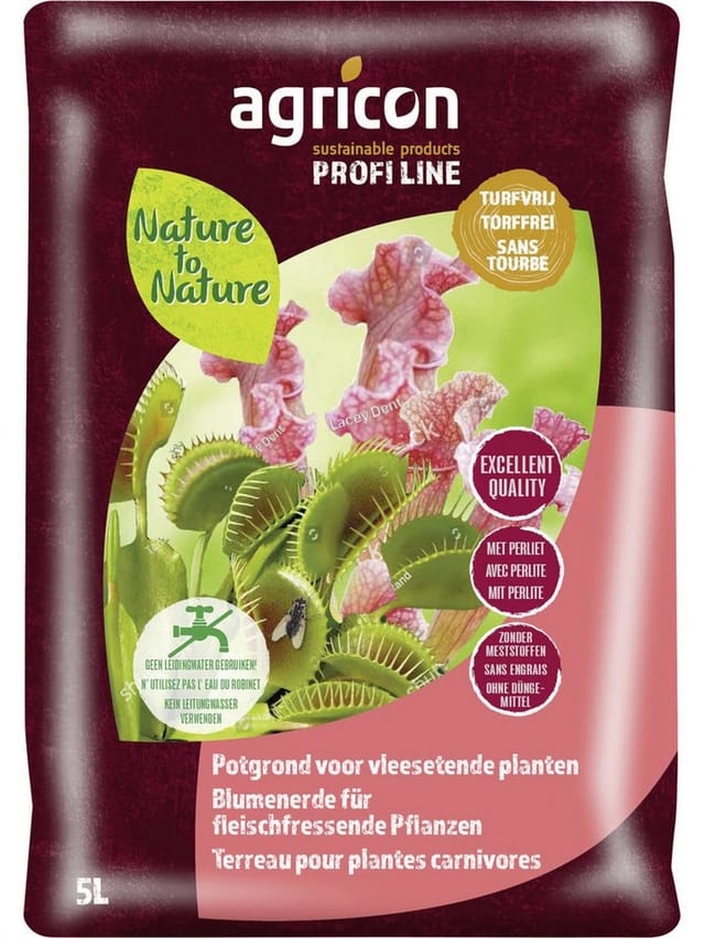 Agricon Carnivorenerde torffrei 5 L