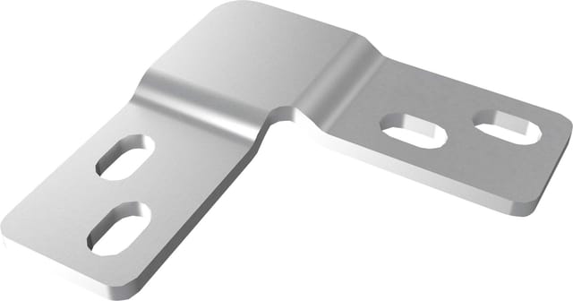 HSI Terra Systec Außenwinkel Stahl feuerverzinkt inkl. Schrauben 52 mm - 10 Stück