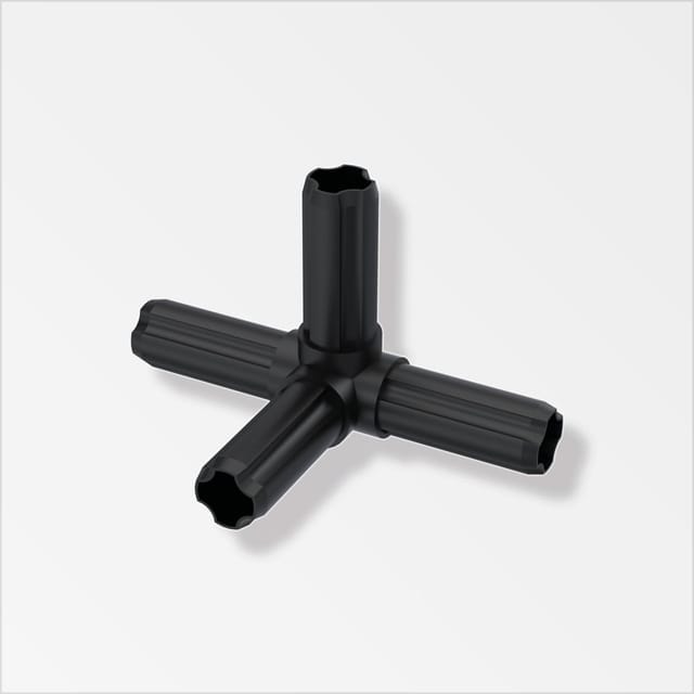 alfer Combitech connect Knotenverbinder Kunststoff schwarz