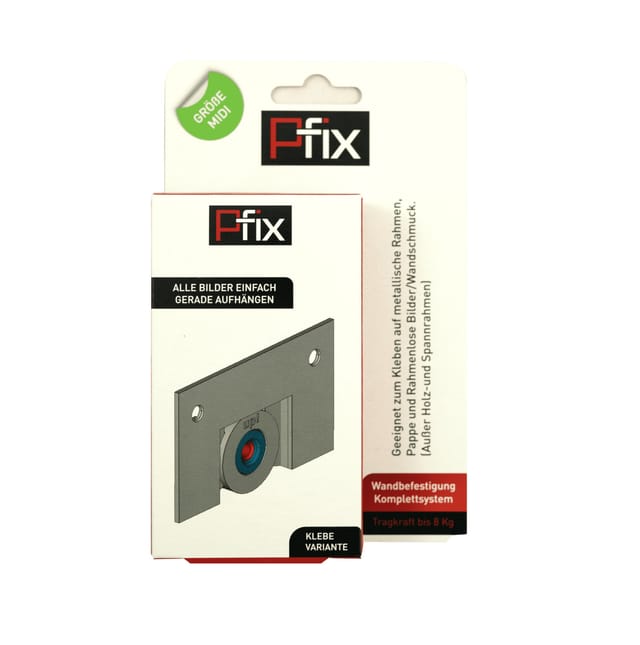 HSI Bilderhaken P-Fix zum kleben Kunststoff 9 x 5 cm 1 Stück