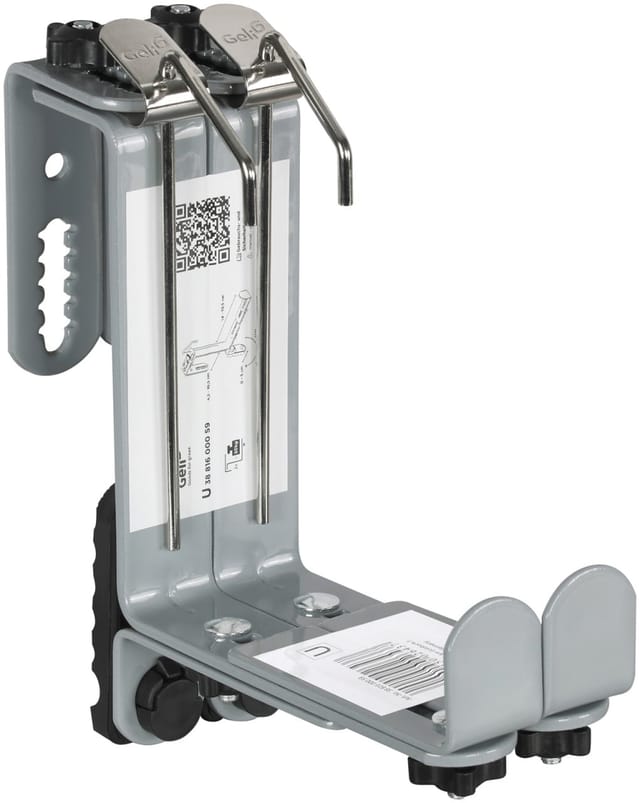 Geli Blumenkastenhalter universal Bandeisen 3-fach verstellbar betongrau - 2 Stück