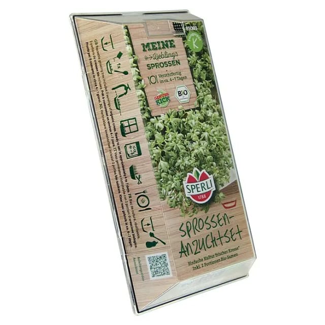 Sperli Bio Microgreen Grow Kit Anzuchtset Kresse