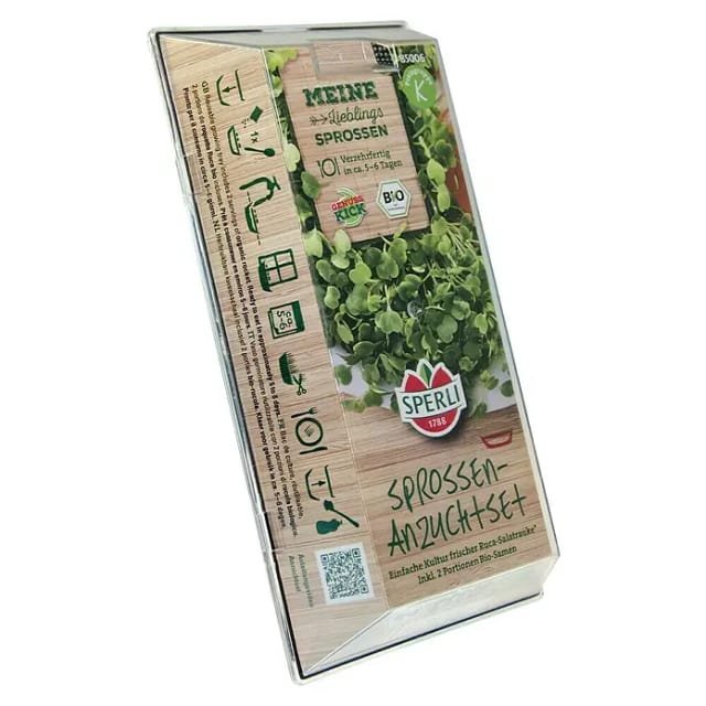 Sperli Bio Microgreen Grow Kit Anzuchtset Salatrauke