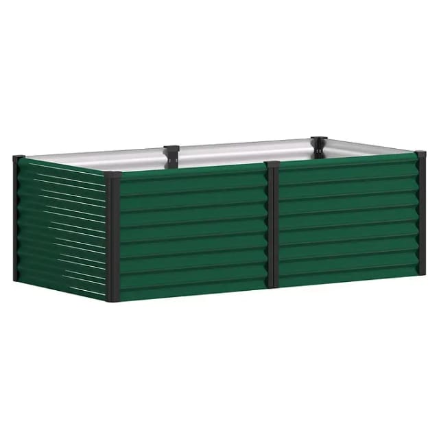 Vitavia Hochbeet Meta 96 x 188 x 63 cm seegras/schwarz