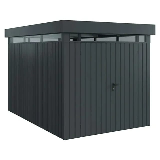 EcoStar Metallgerätehaus Euroline EFD7 LB anthrazit 214 x 310 cm 2-flg.