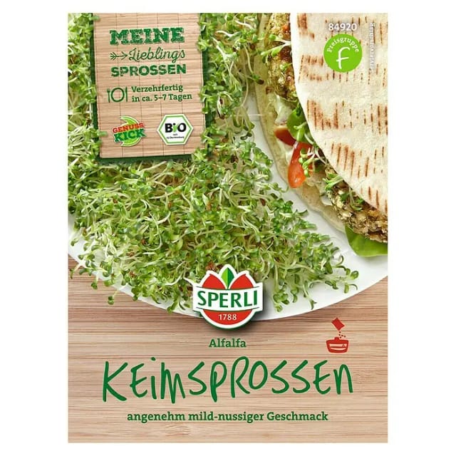 Sperli BIO Keimsprossen-Saat Alfalfa