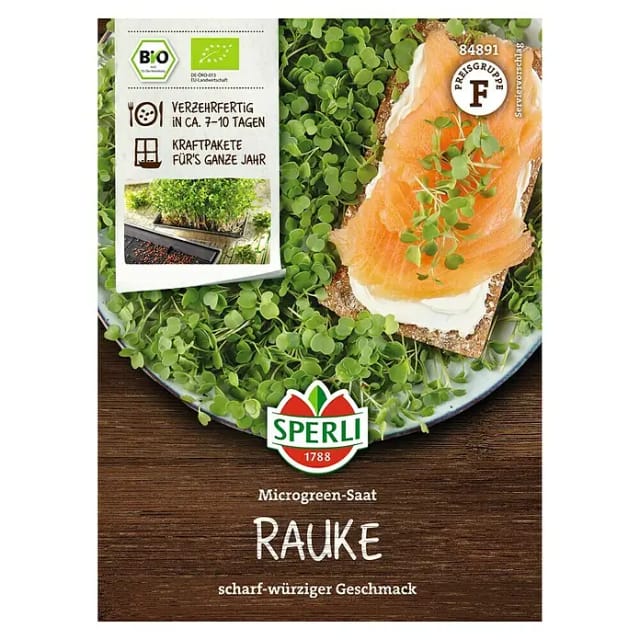 Sperli BIO Microgreen-Saat Rauke