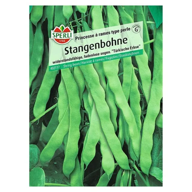 Sperli Stangenbohne Princesse à rames type perle