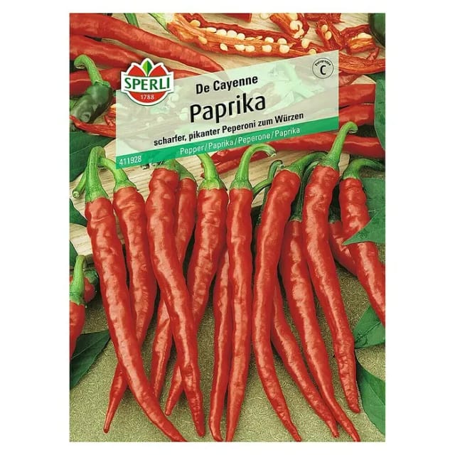 Sperli Peperoni De Cayenne