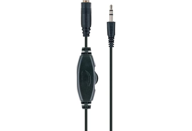 Schwaiger AUDIO Verlängerungskabel 3,5mm Klinkenstecker, 3m, schwarz