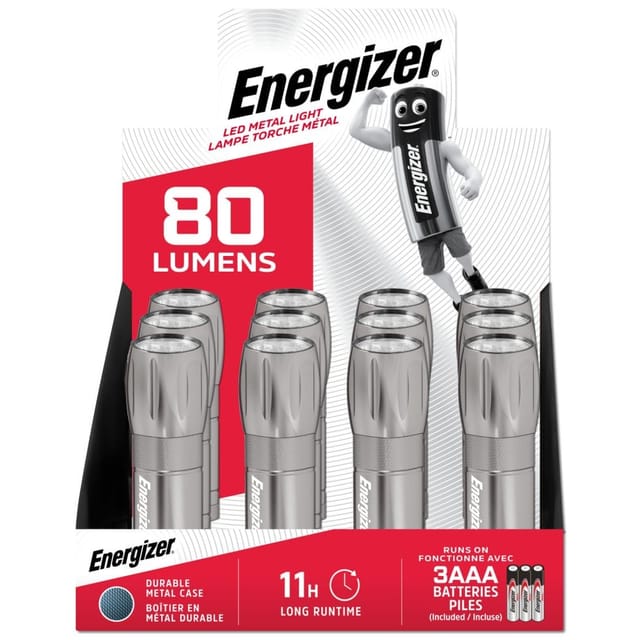 Energizer LED Taschenlampe Metal Light LED 75 Lumen