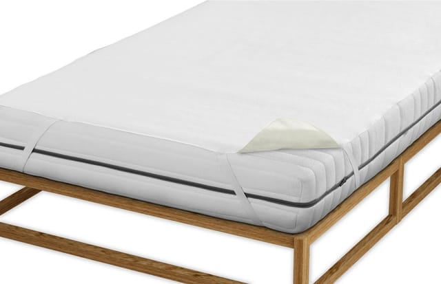 Biberna Molton Sleep & Protect Matratzenauflage, weiß, 140 x 200 cm