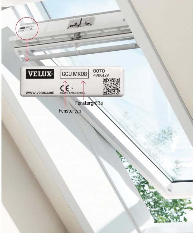 VELUX Markise elektro MML SK08 5060 schwarz