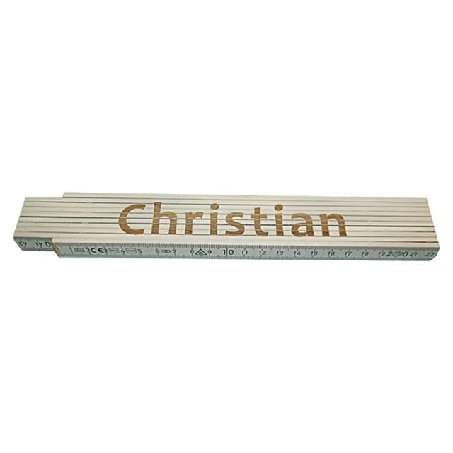 Zollstock Christian 2 m weiß