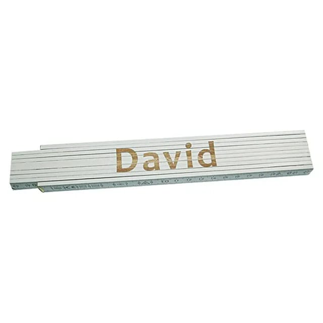 Zollstock David 2 m weiß