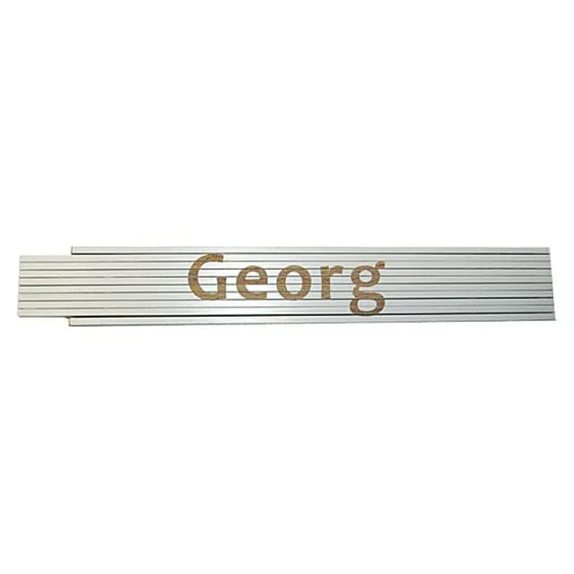 Zollstock Georg 2 m weiß