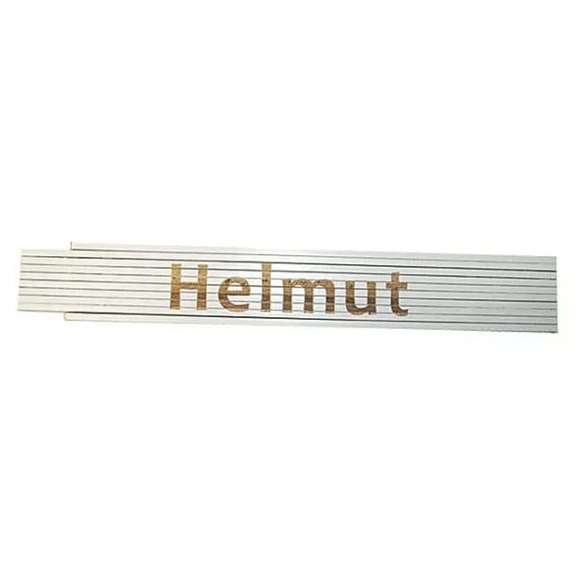 Zollstock Helmut 2 m weiß
