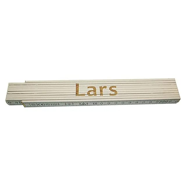 Zollstock Lars 2 m weiß