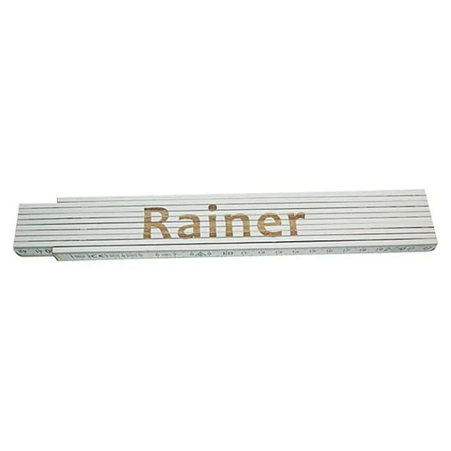 Zollstock Rainer 2 m weiß