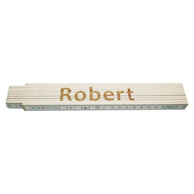 Zollstock Robert 2 m weiß