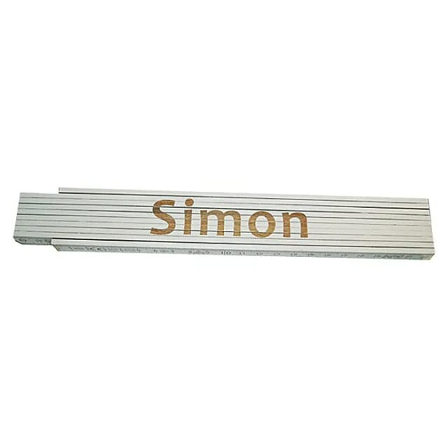 Zollstock Simon 2 m weiß