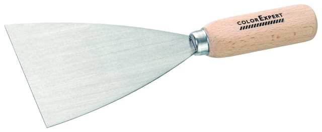 Color Expert Spachtel steifes Blatt 100 mm mit Holzgriff