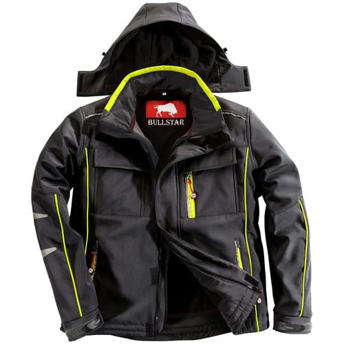Bullstar Winter-Softshelljacke ULTRA schwarz