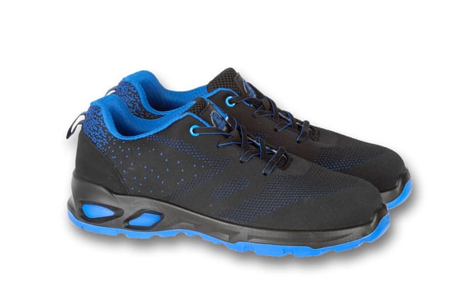 Sicherheitshalbschuh Manuel, Größe: 43, S1P, schwarz, blau
