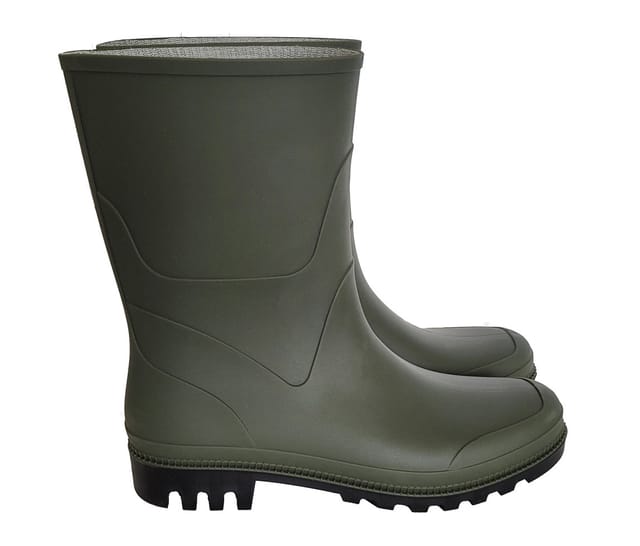 PowerSafe Gummistiefel PVC halbhoch grün