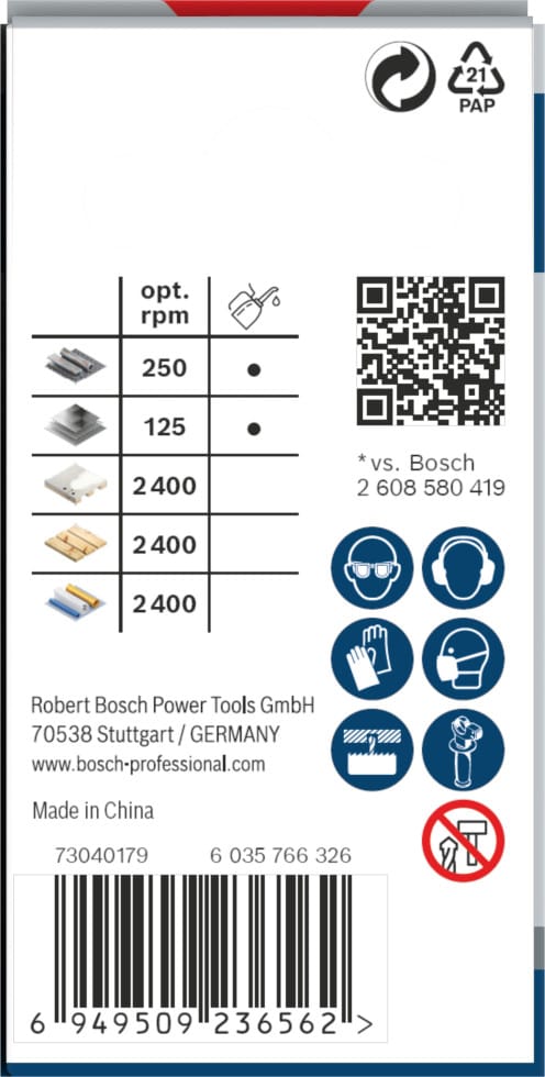 Bosch PRO Multi Material Lochsäge 35 mm mit Gewinde