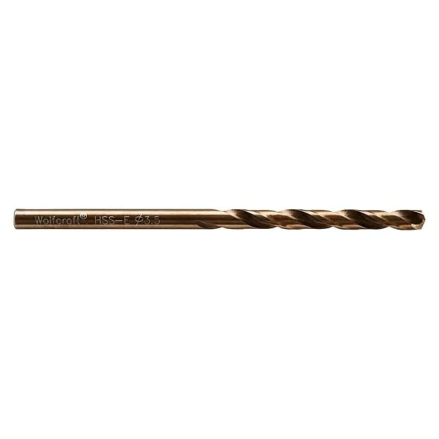 Wolfcraft Metallbohrer HSS-Co 7448010 Ø 3,5 mm Rundschaft