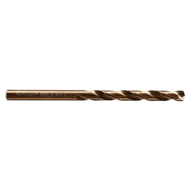 Wolfcraft Metallbohrer HSS-Co 7455010 Ø 5,5 mm Rundschaft