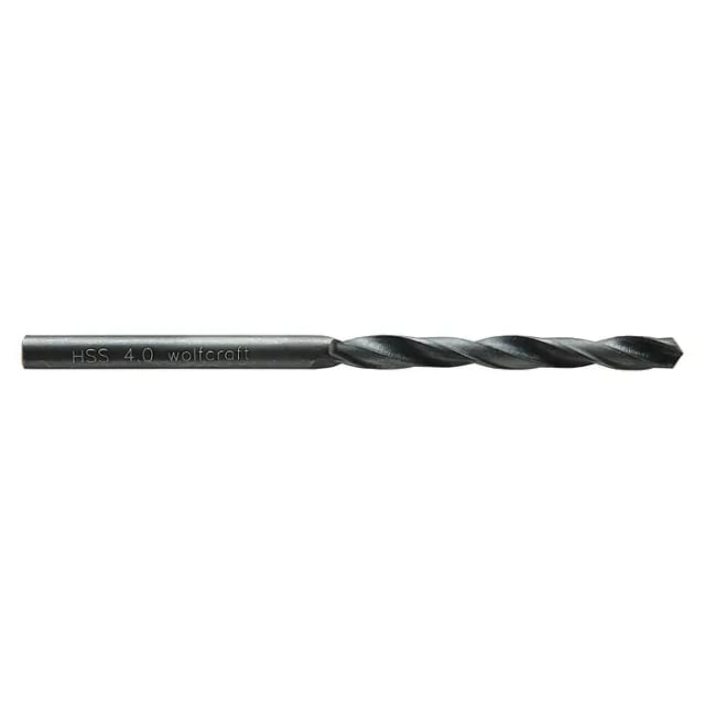 Wolfcraft Metallbohrer HSS rollgewalzt 7500010 Ø 4 mm Rundschaft