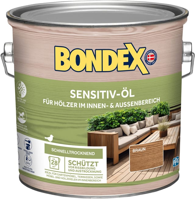 Bondex Wetterschutzöl 2,5 L braun