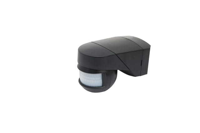 Trendline Bewegungsmelder Vista schwarz für bis zu 2000 Watt 160 Grad IP54
